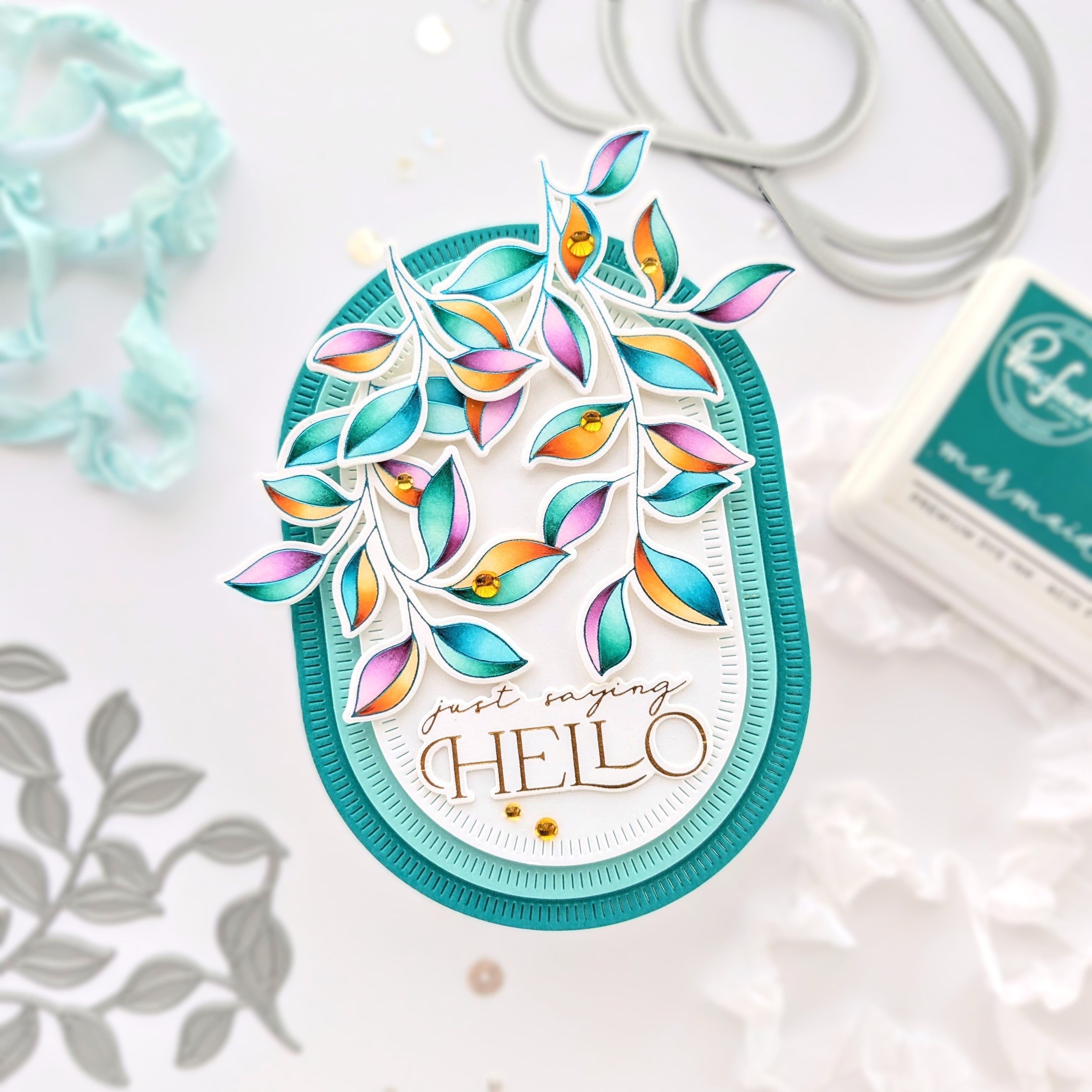 Essentials: Nested Elongated Ovals Blanket Stitched die – Pinkfresh Studio