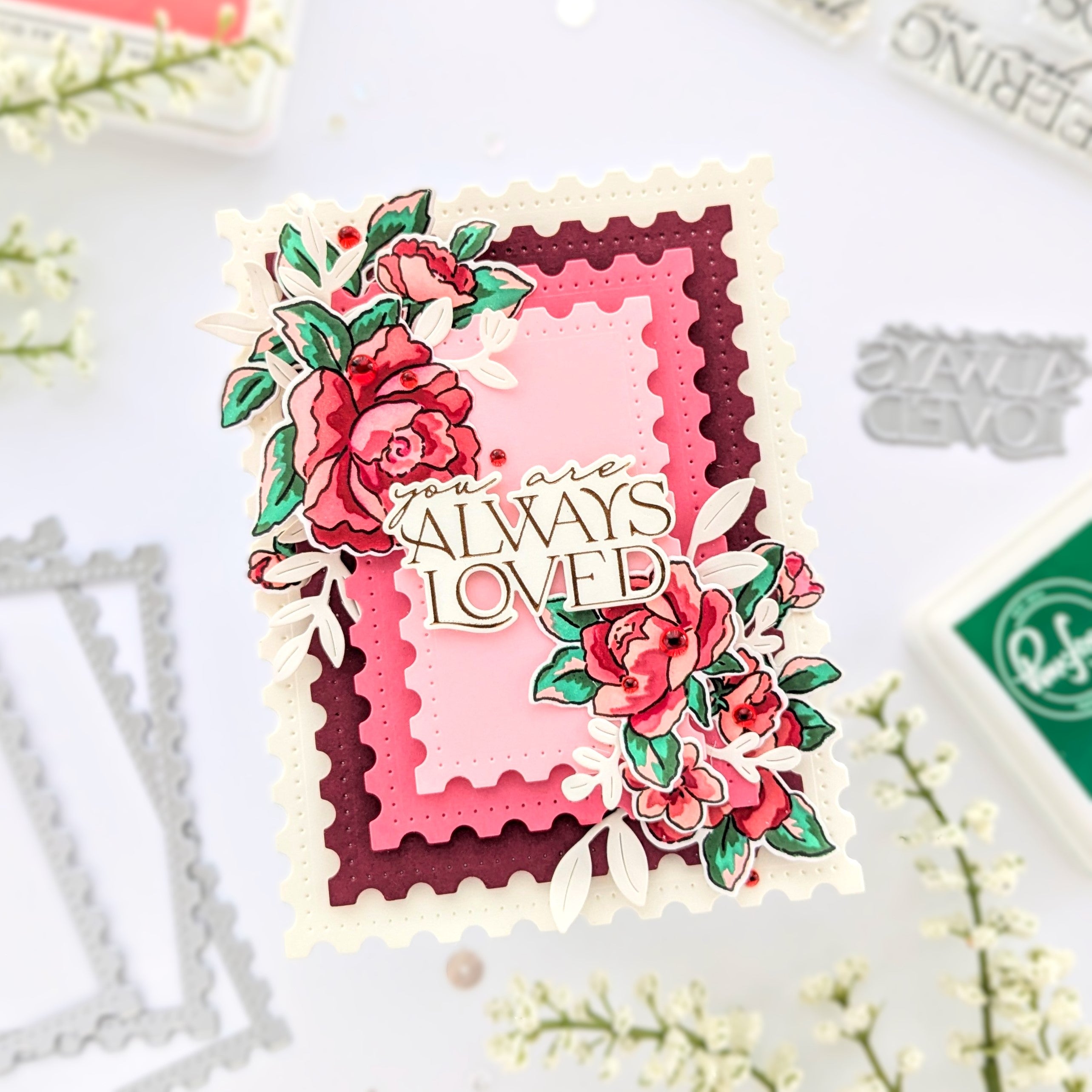Nested Rectangle Visualization Essentials: Nested Rectangles Postage Edge – Pinkfresh Studio