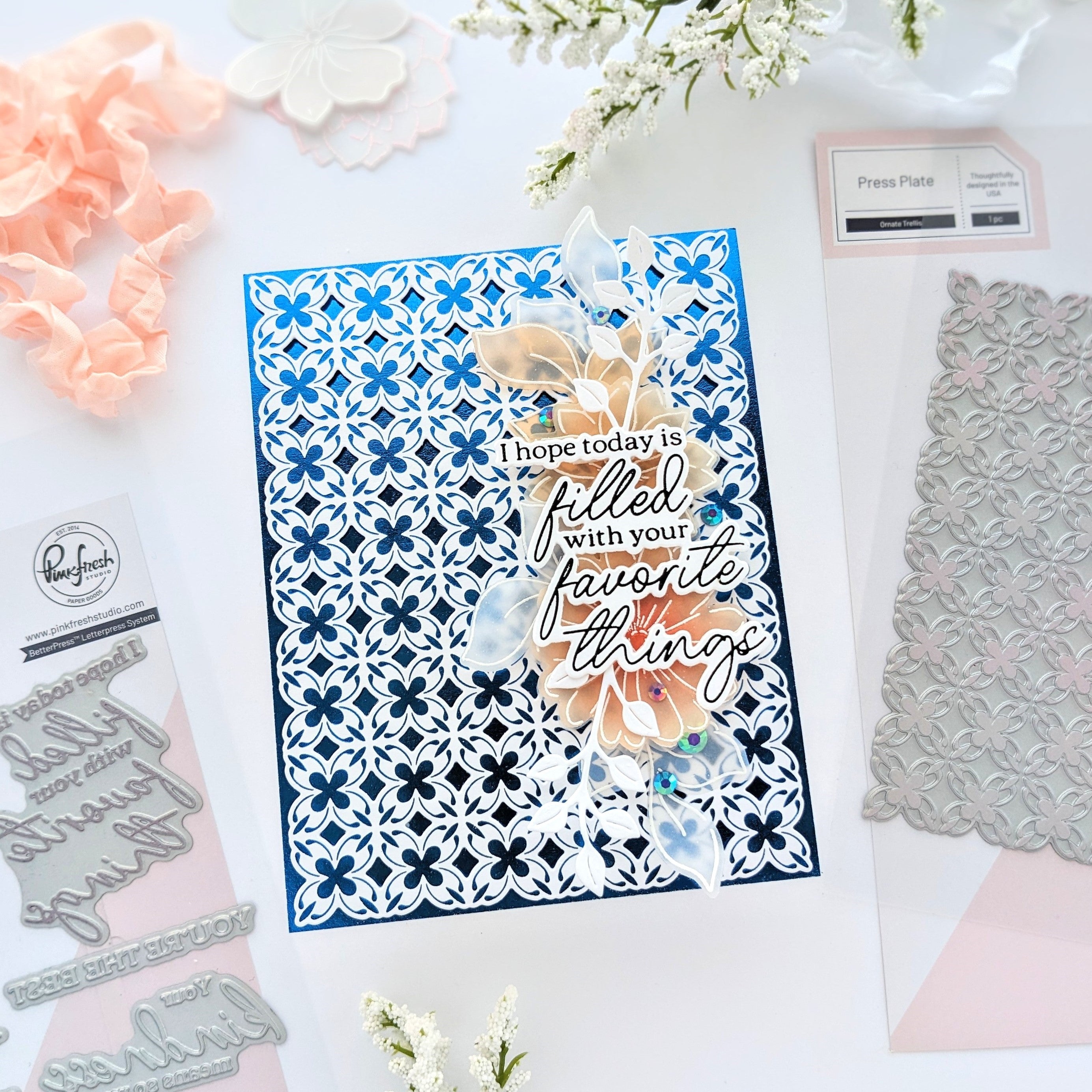 Ornate Trellis die – Pinkfresh Studio