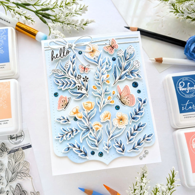 Butterfly Garden stamp