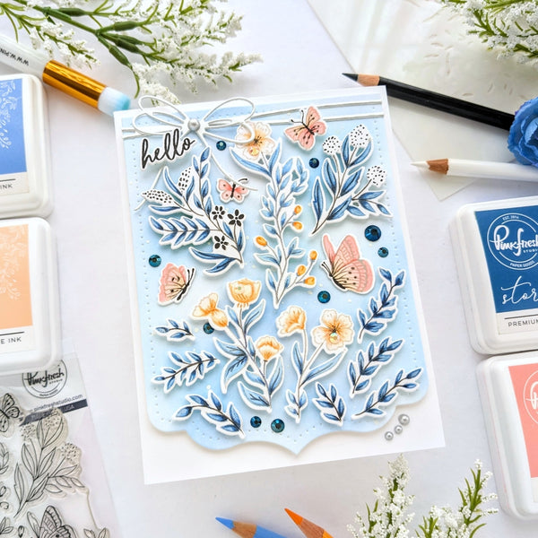 Butterfly Garden stampNN NN NN N Pinkfresh Studio