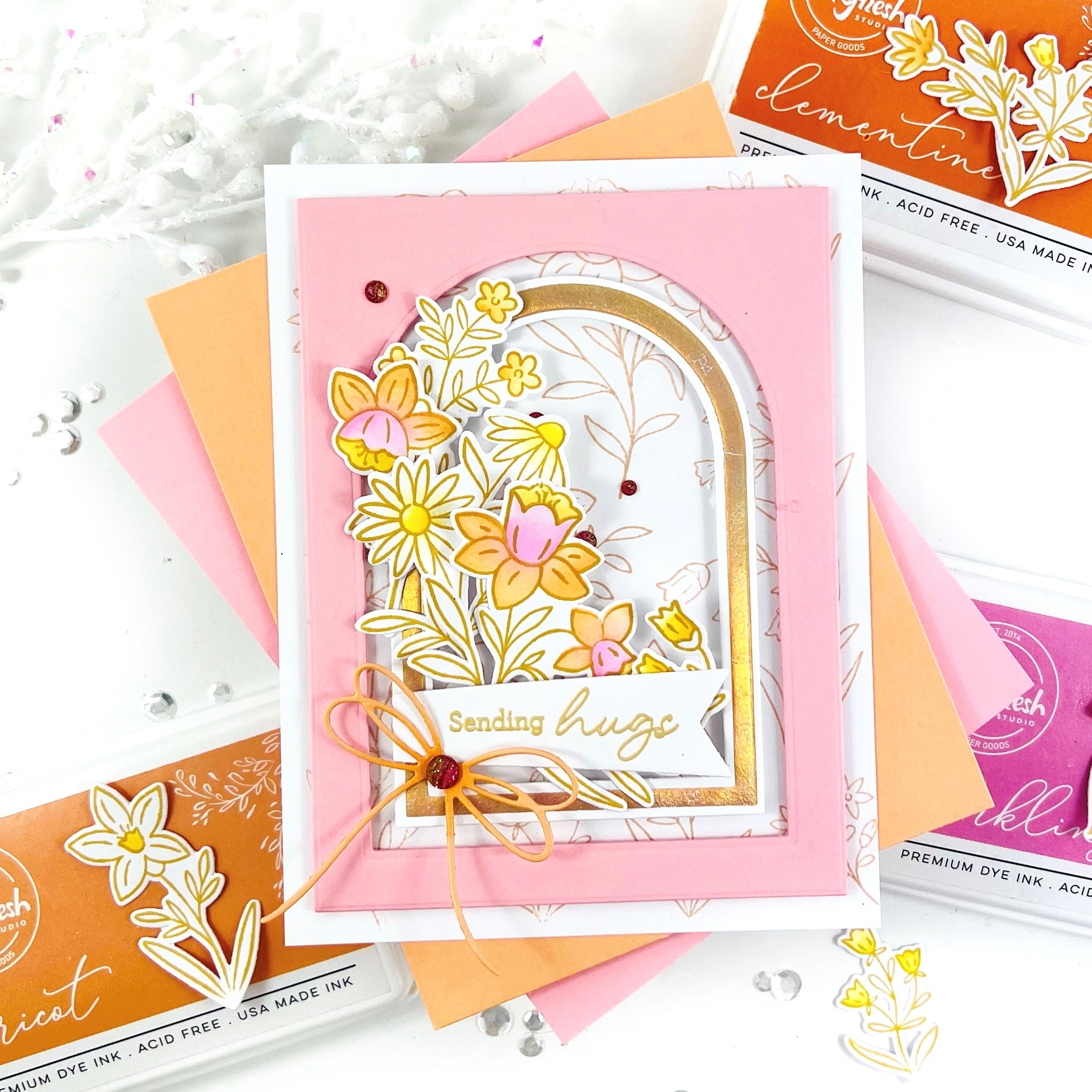 Print Shop: Modern Botanicals die – Pinkfresh Studio