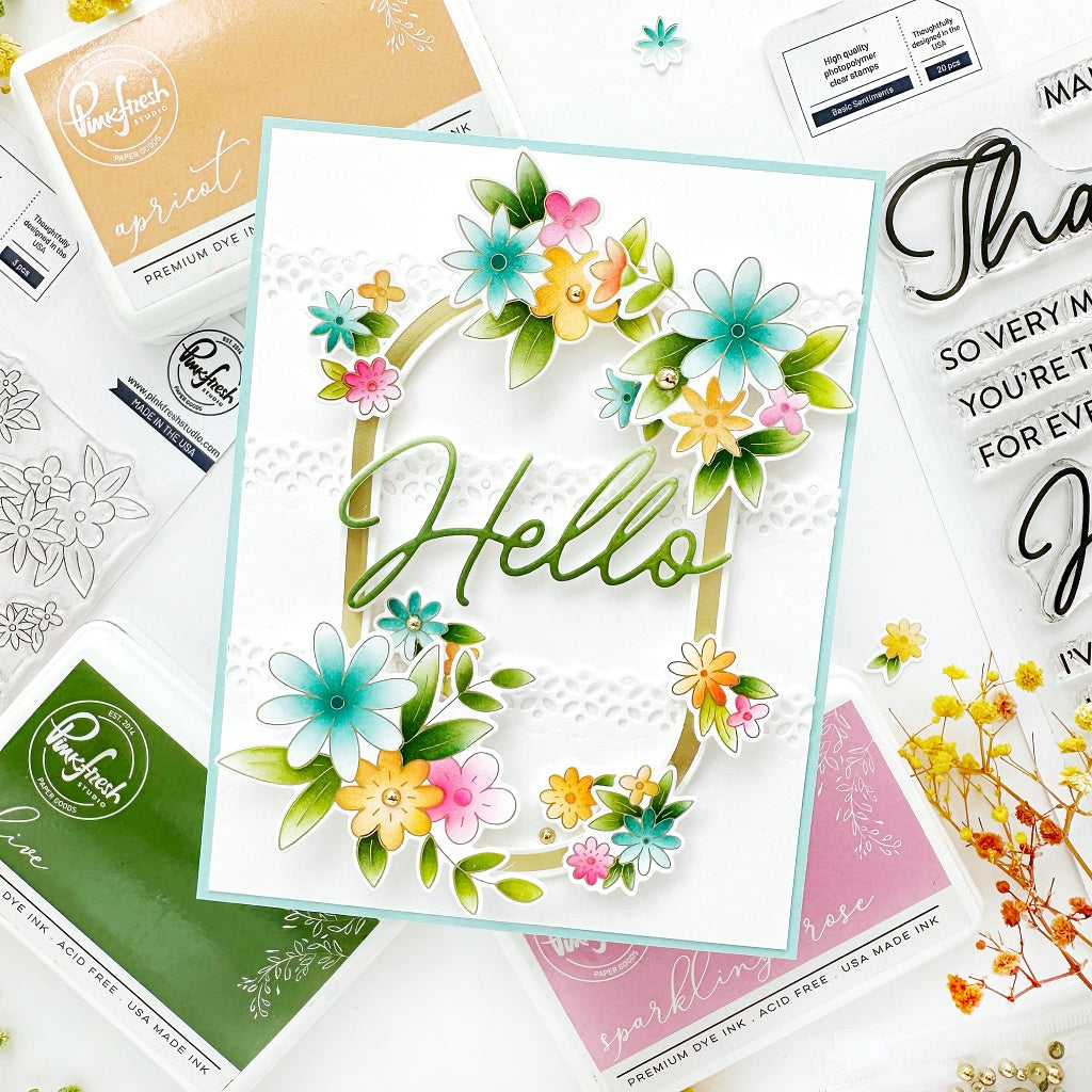 Nested Elongated Ovals press plate – Pinkfresh Studio