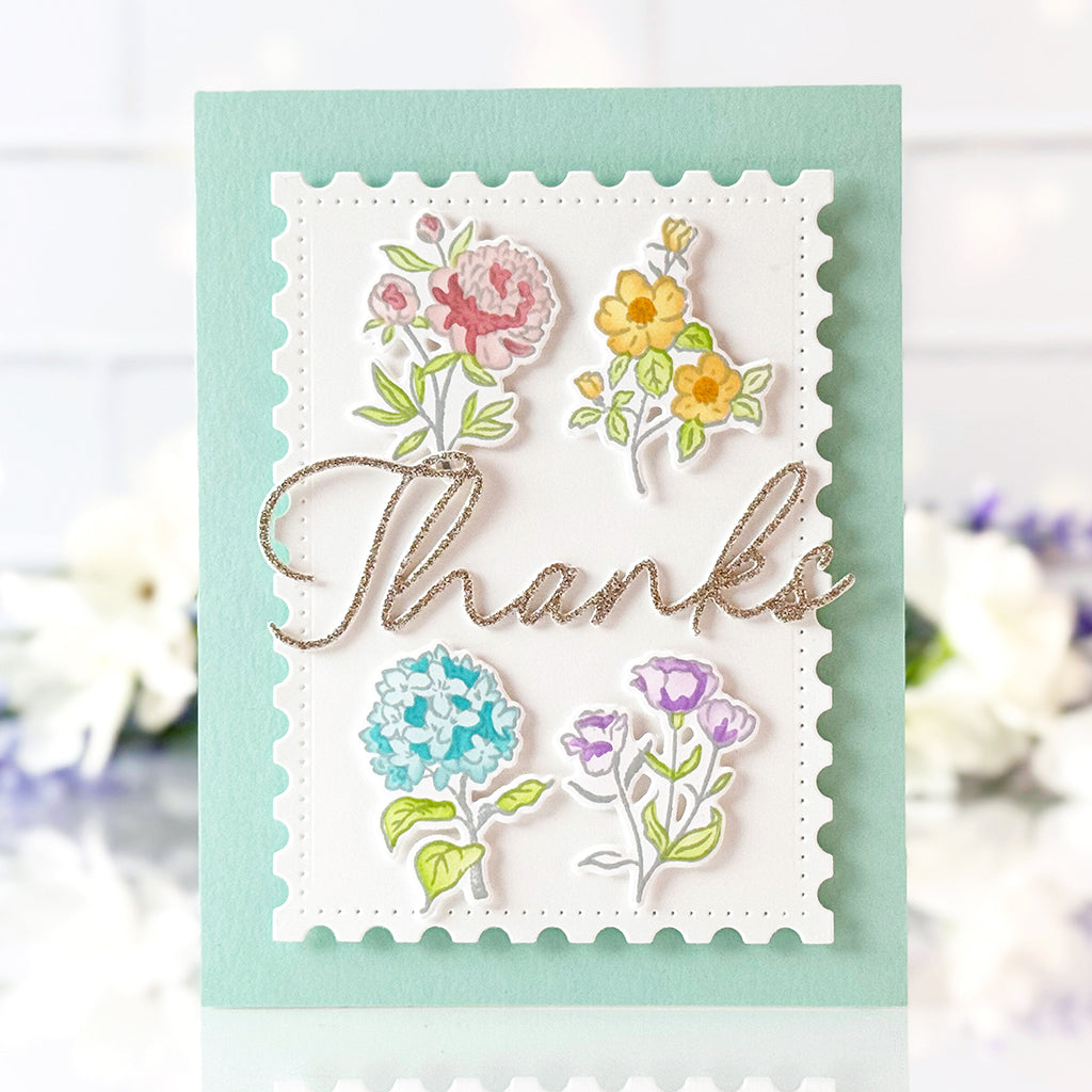 Beautiful Botanicals cling stamp – Pinkfresh Studio