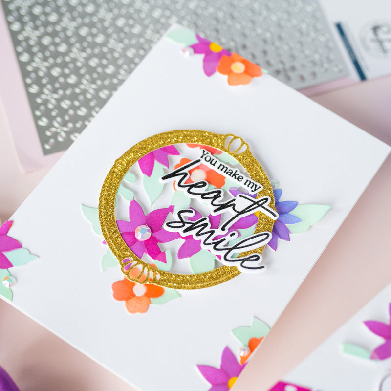Bloom Burst stencil