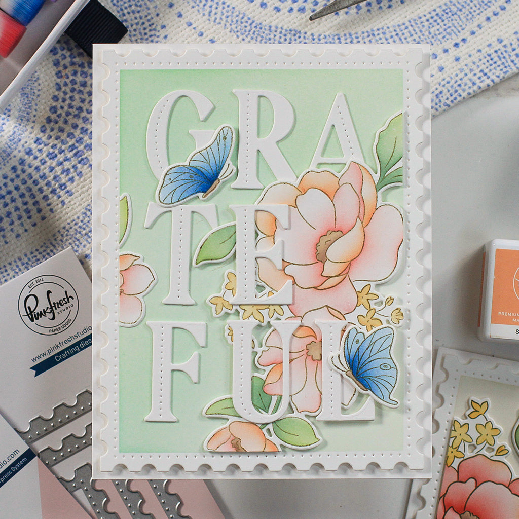 Jody Uppercase Alpha die – Pinkfresh Studio