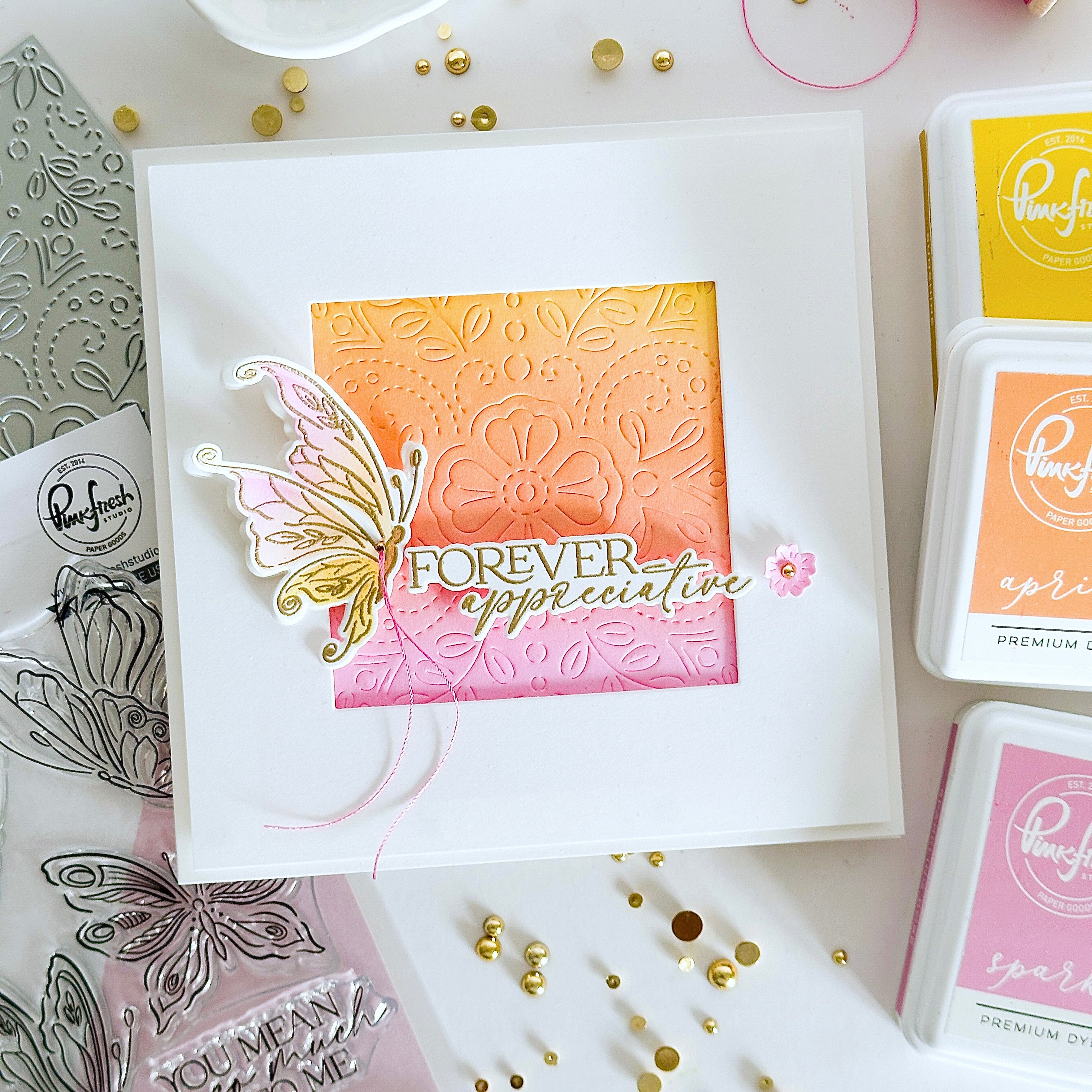 Charming Stitched Florals coverplate die – Pinkfresh Studio