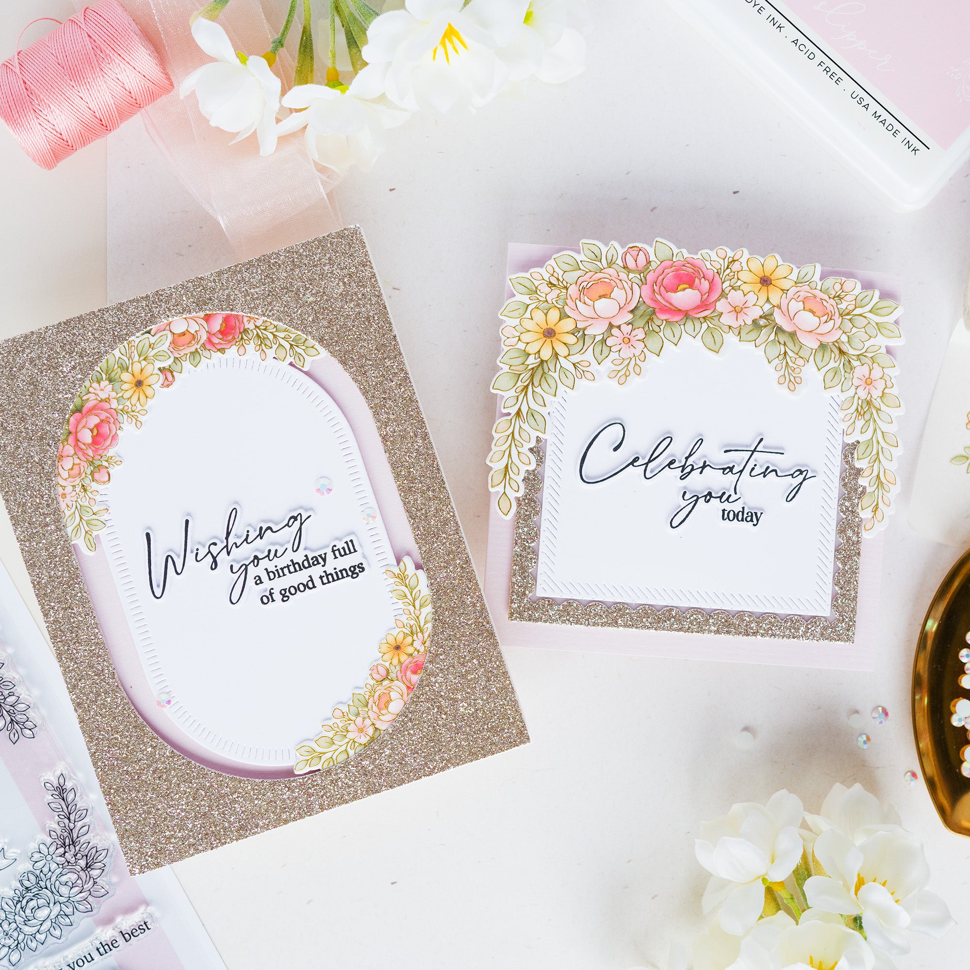 Celebrate in Blooms stamp