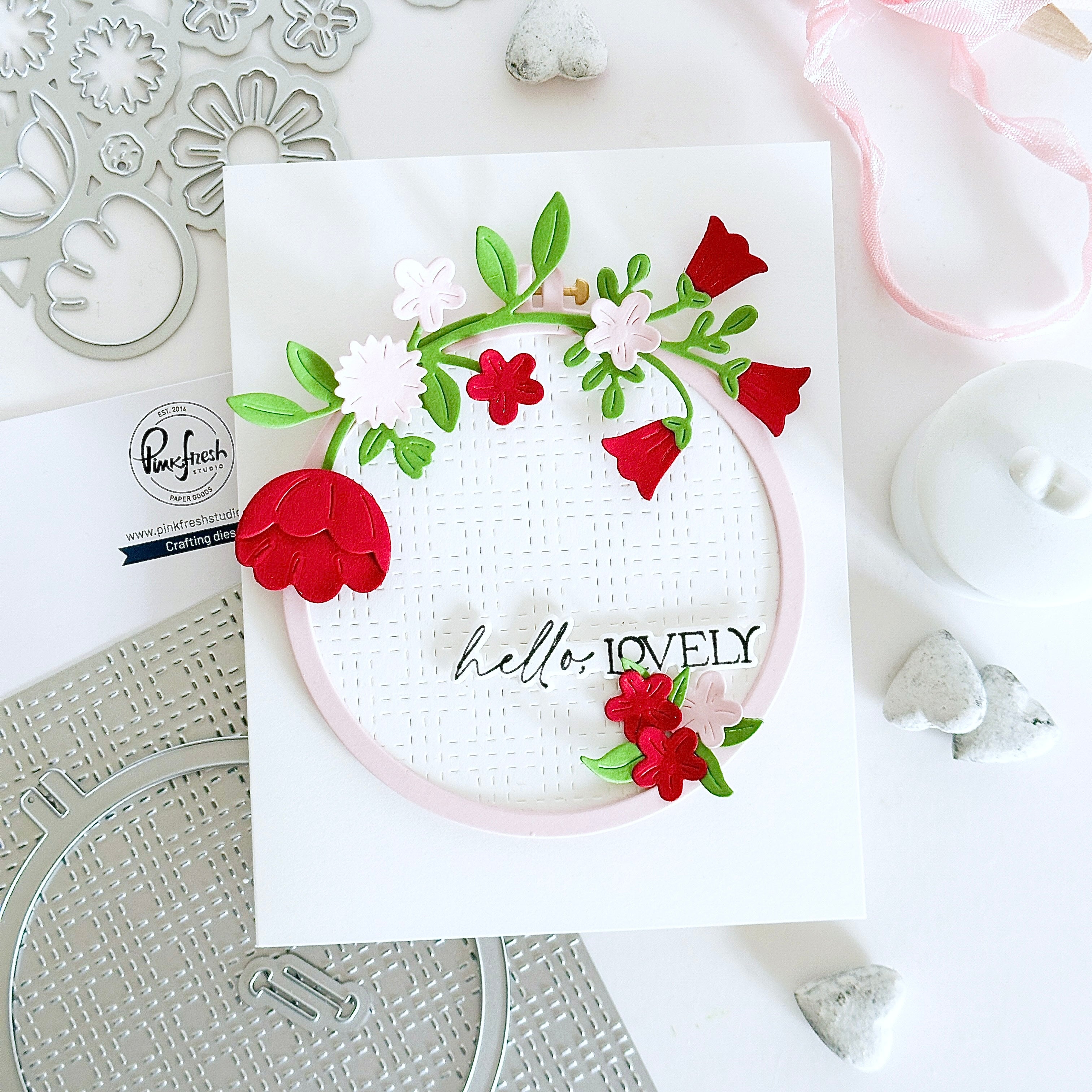Stitched Basket Weave Coverplate die