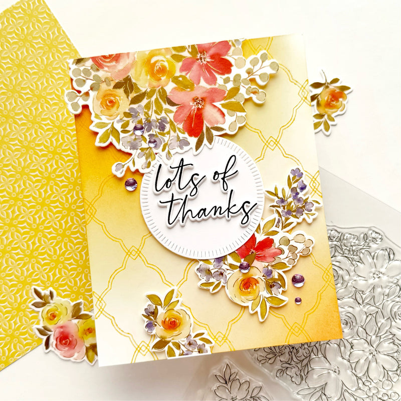Interlaced Quatrefoil press plate