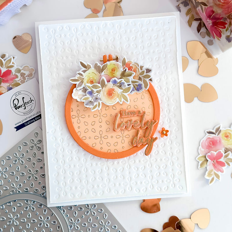 Floral Lattice coverplate die