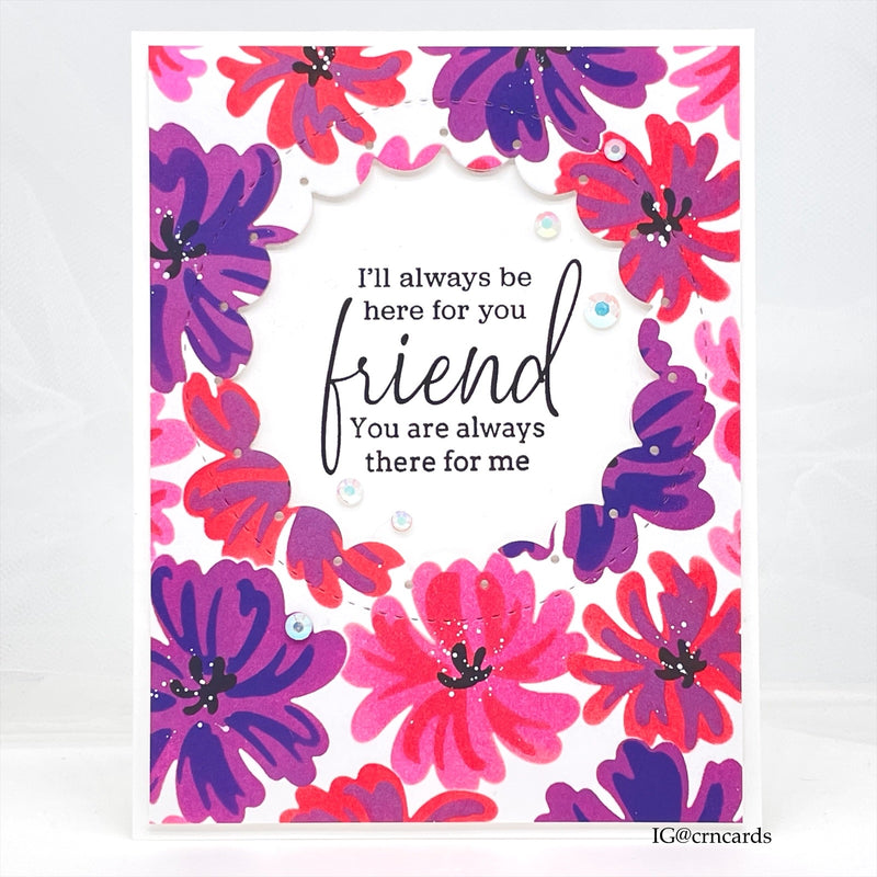 Petal Pop stencil