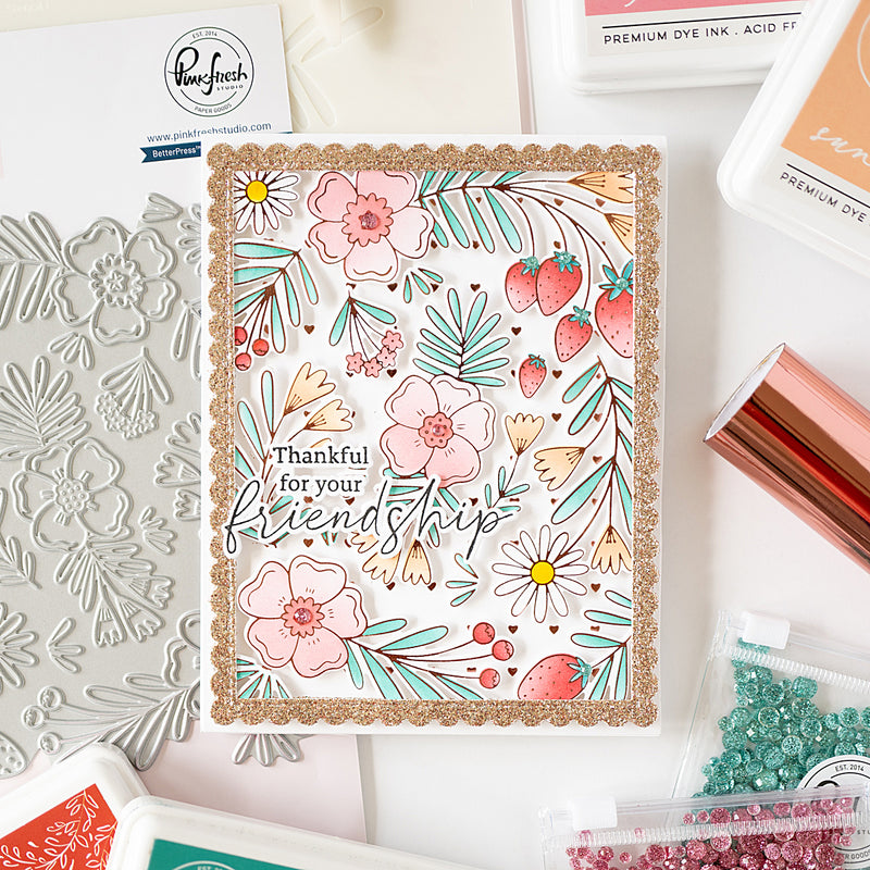 Berries & Blossoms press plate