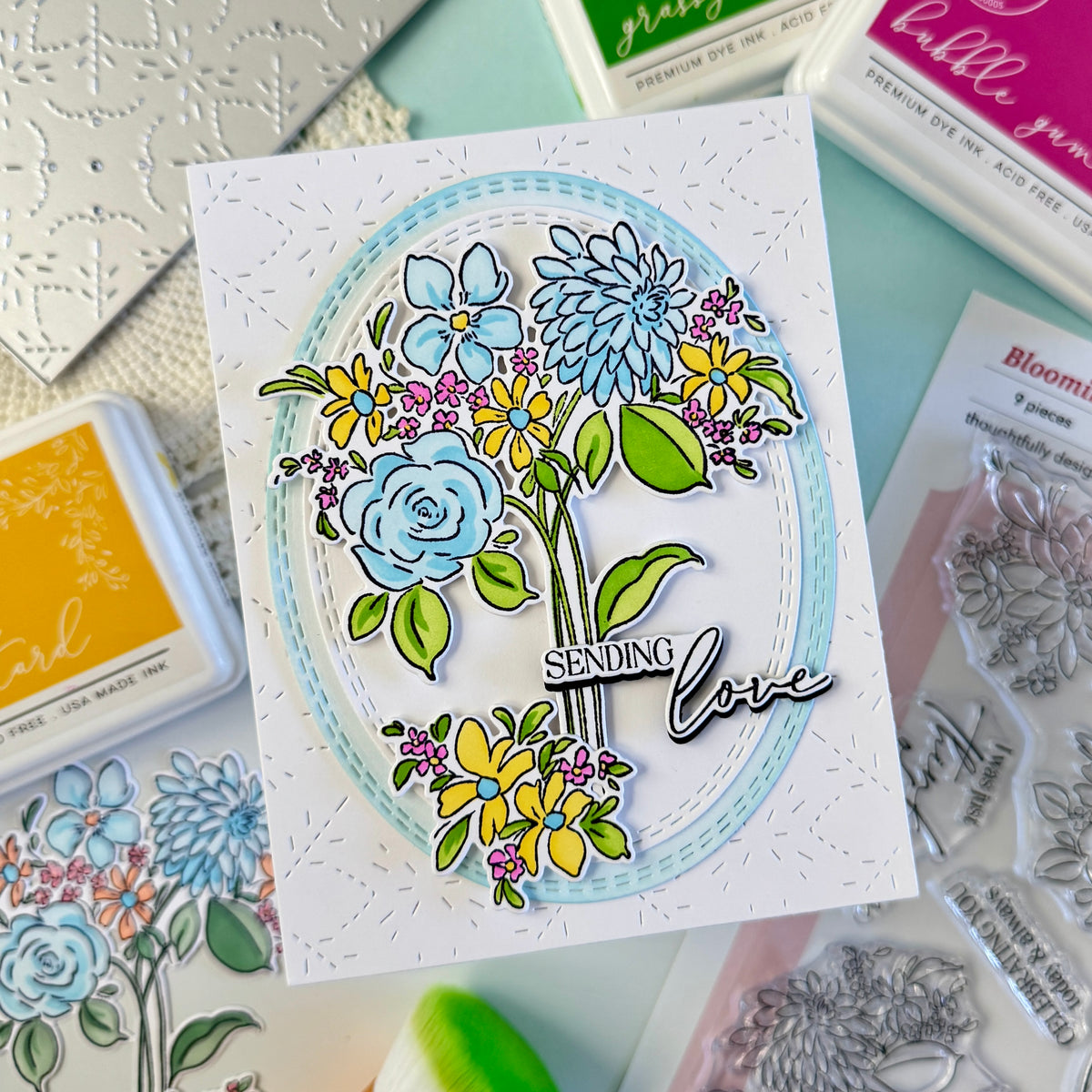 Essentials: Nested Ovals Double Stitch die