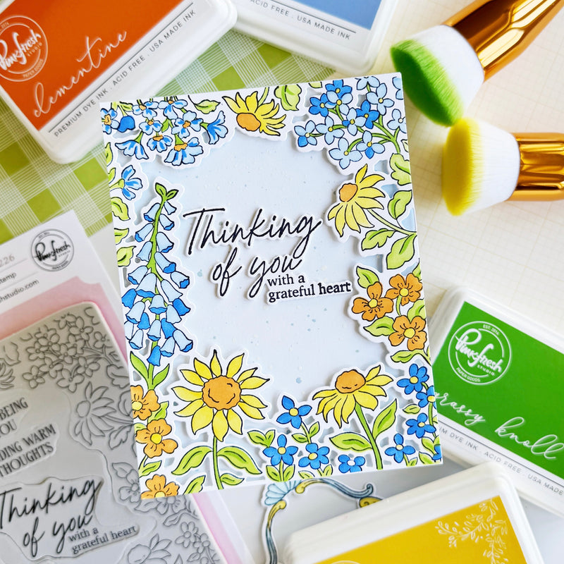 Sunlit Garden cling stamp