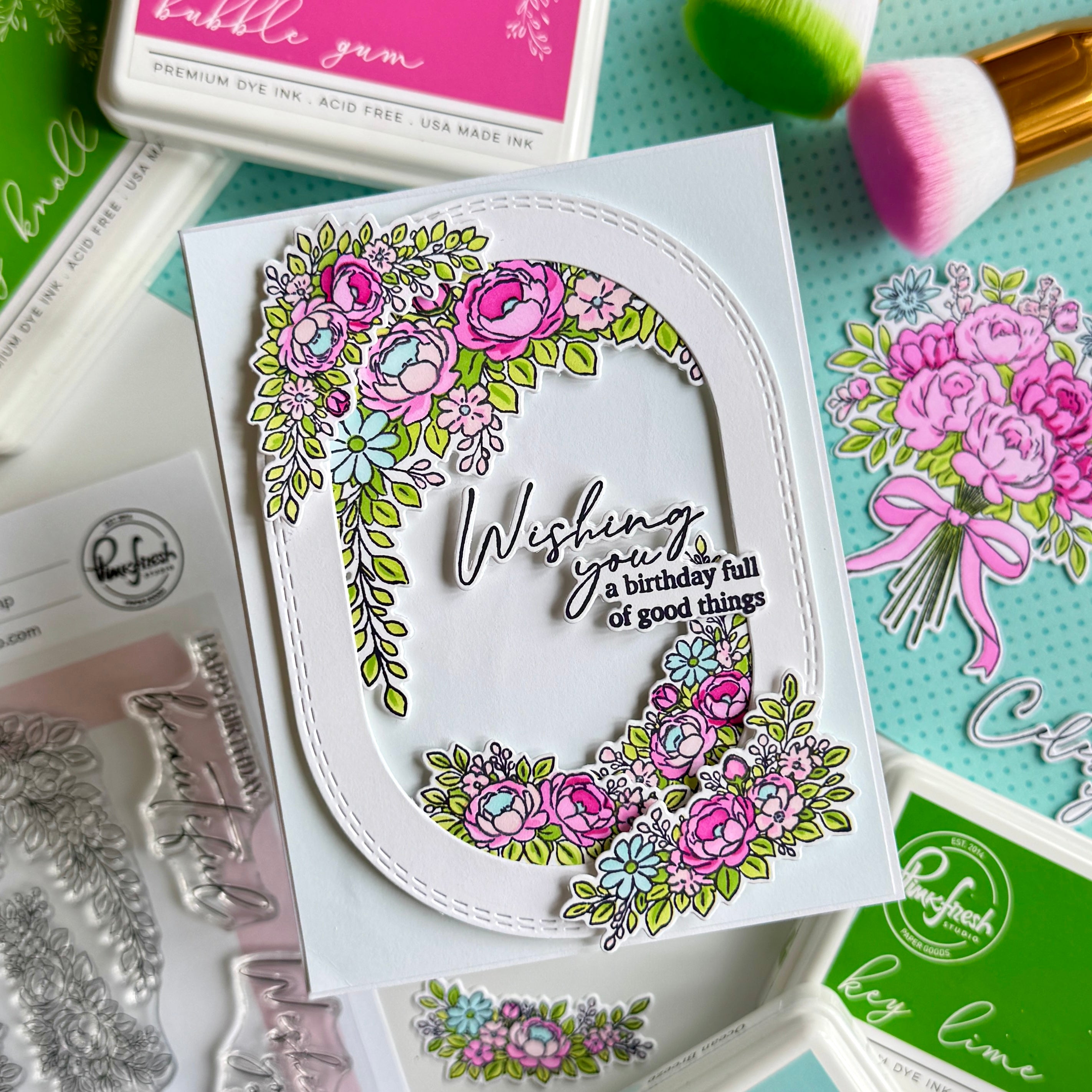 Celebrate in Blooms stamp