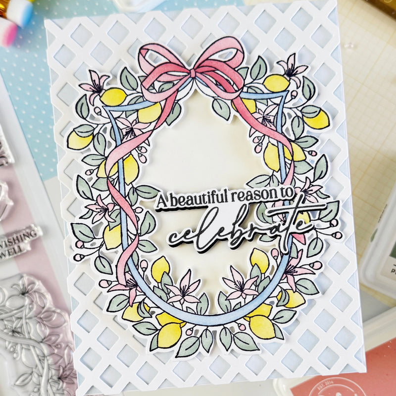 Lemon Blossom Crest stamp