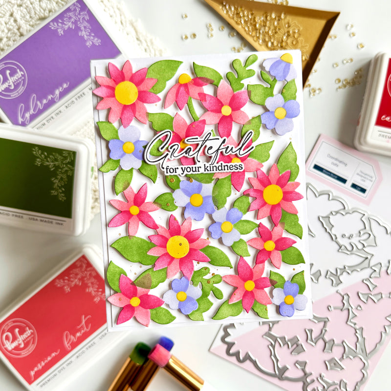 Bloom Burst stencil