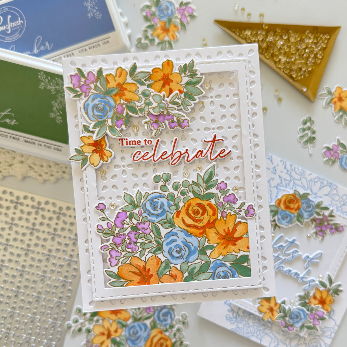 Cozy Blooms stencil