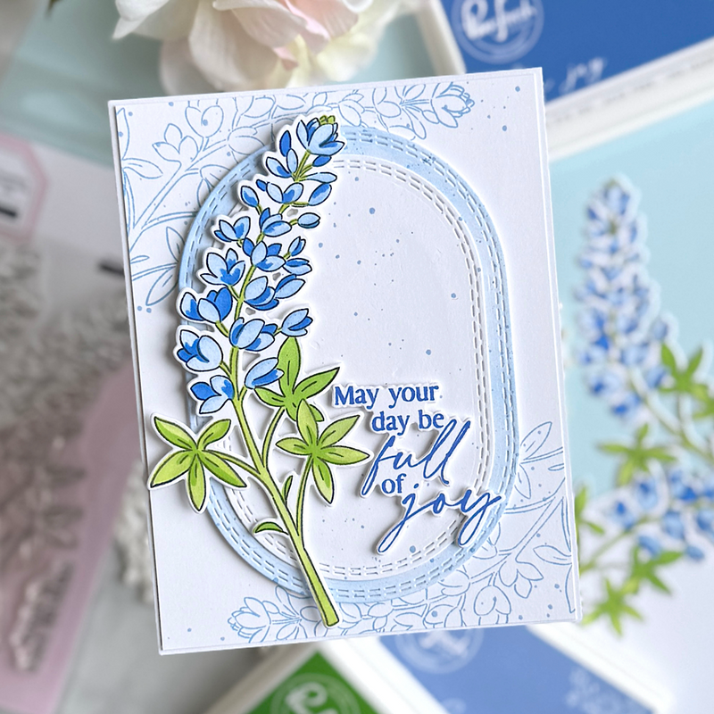 Bluebonnet Bliss stamp