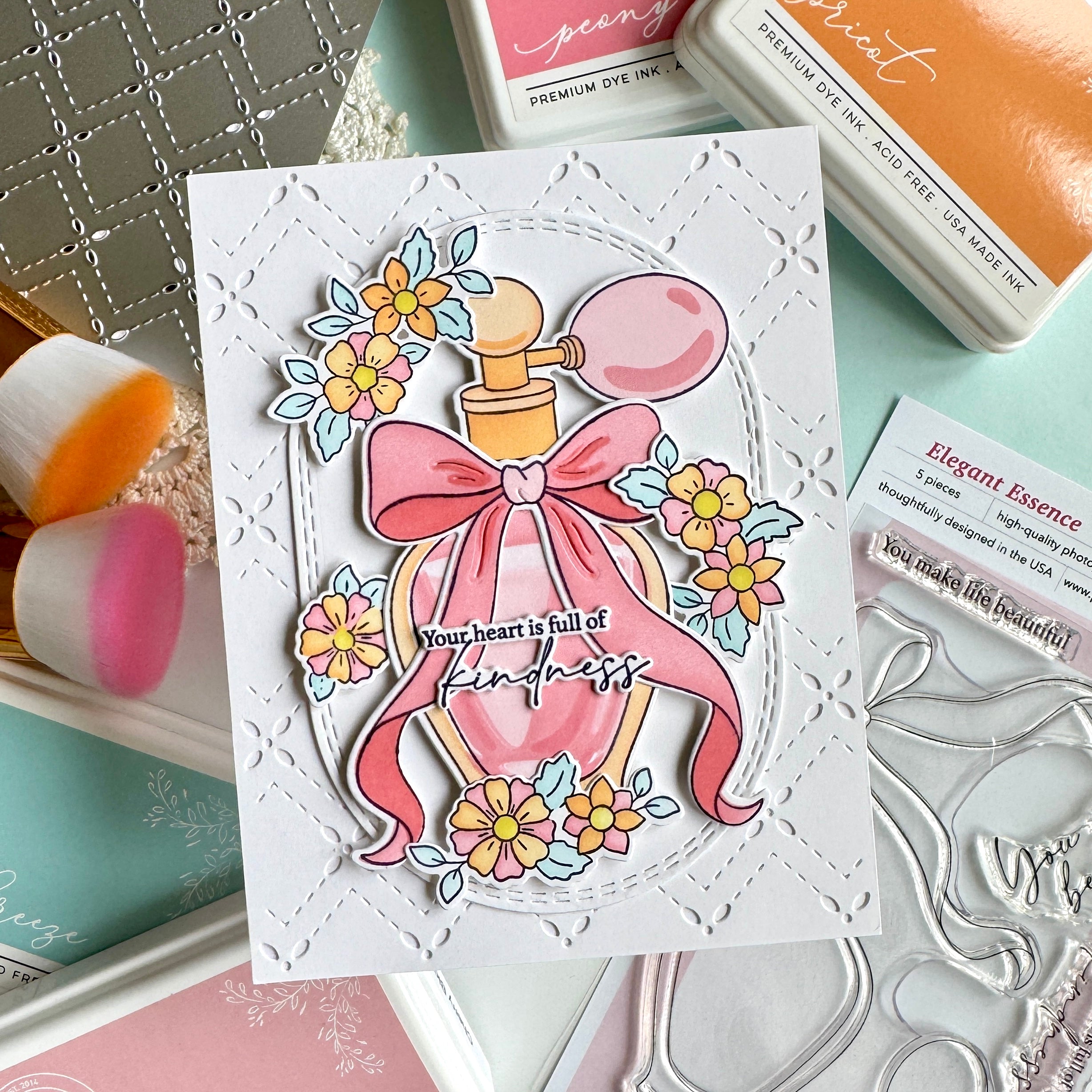 Fragrance Notes stencil