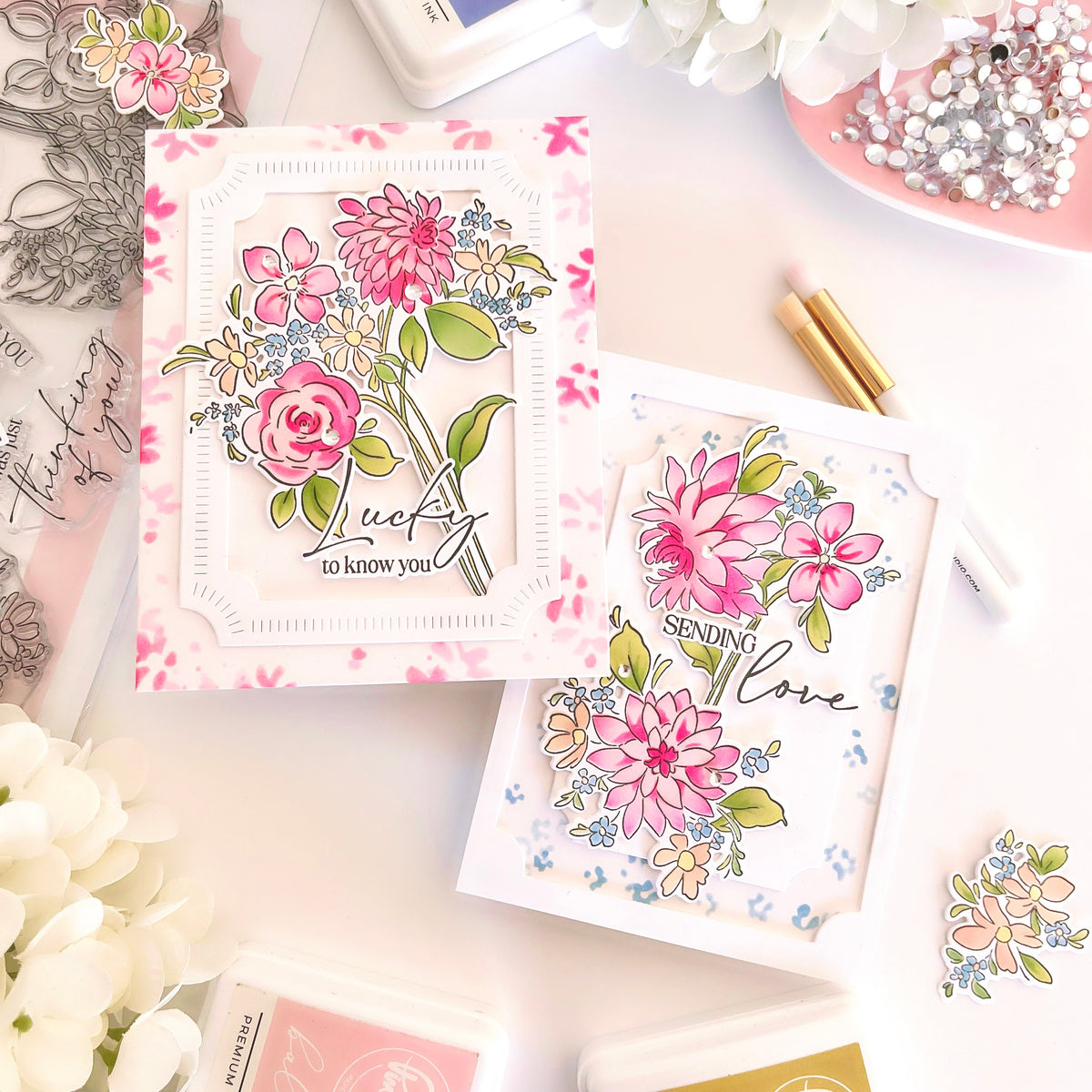 Blooming Daydream stencil