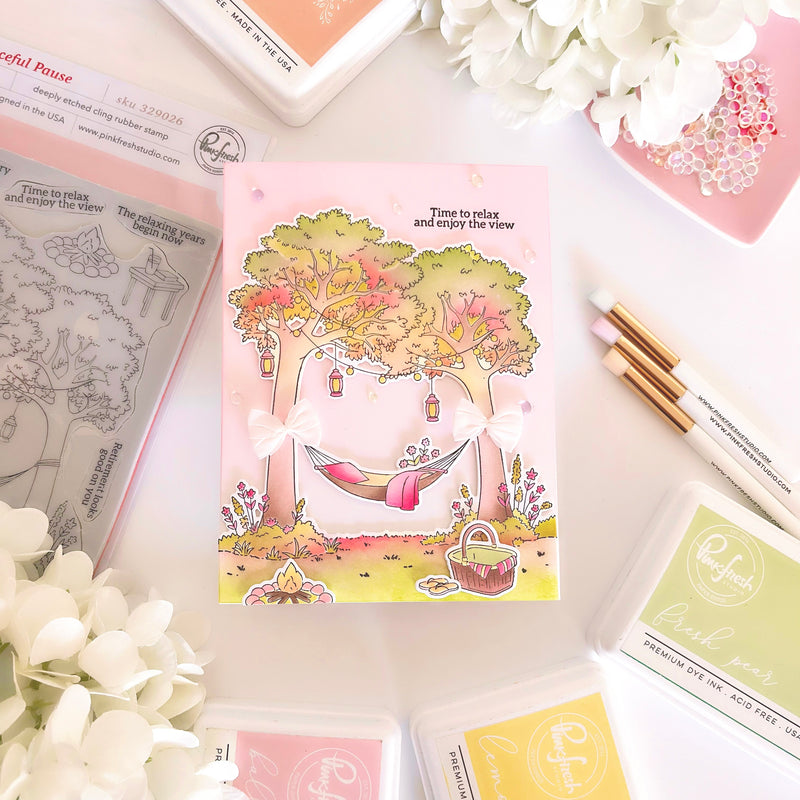Peaceful Pause cling stamp