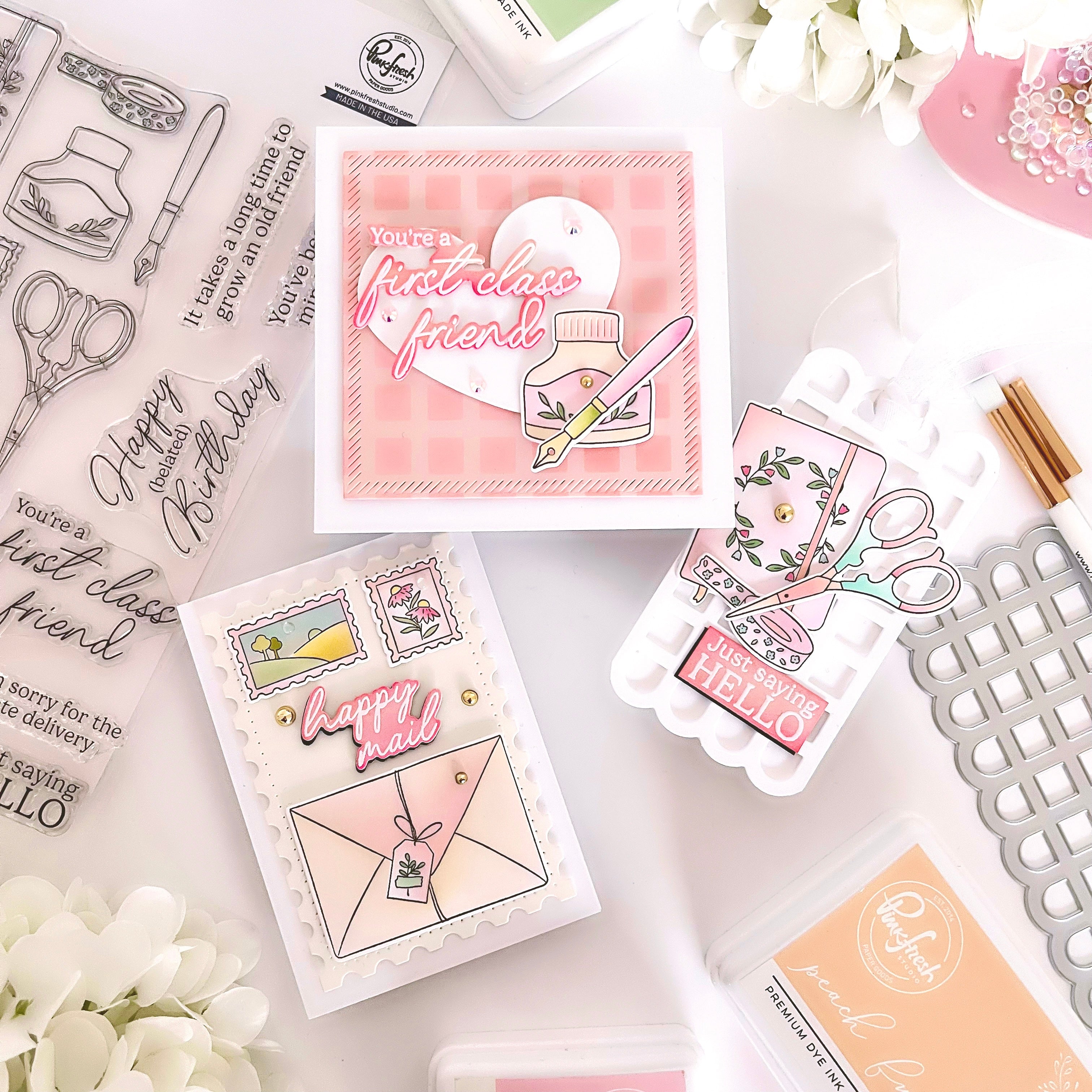 Classic Correspondence stamp – Pinkfresh Studio
