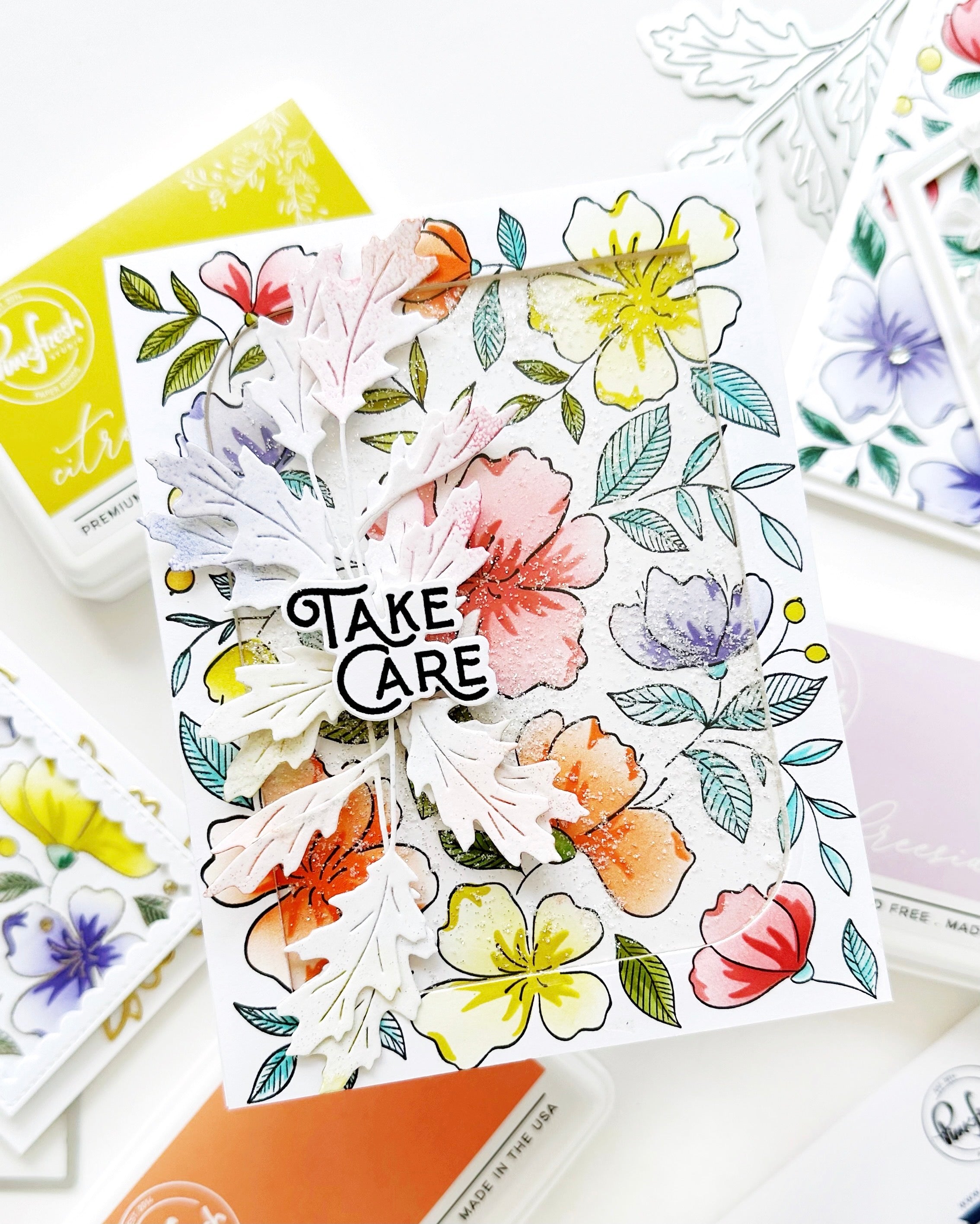 Delicate Floral Print stamp