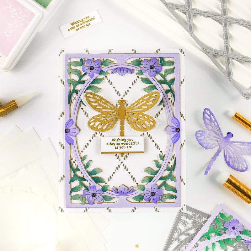 Stitched Heart Lattice press plate