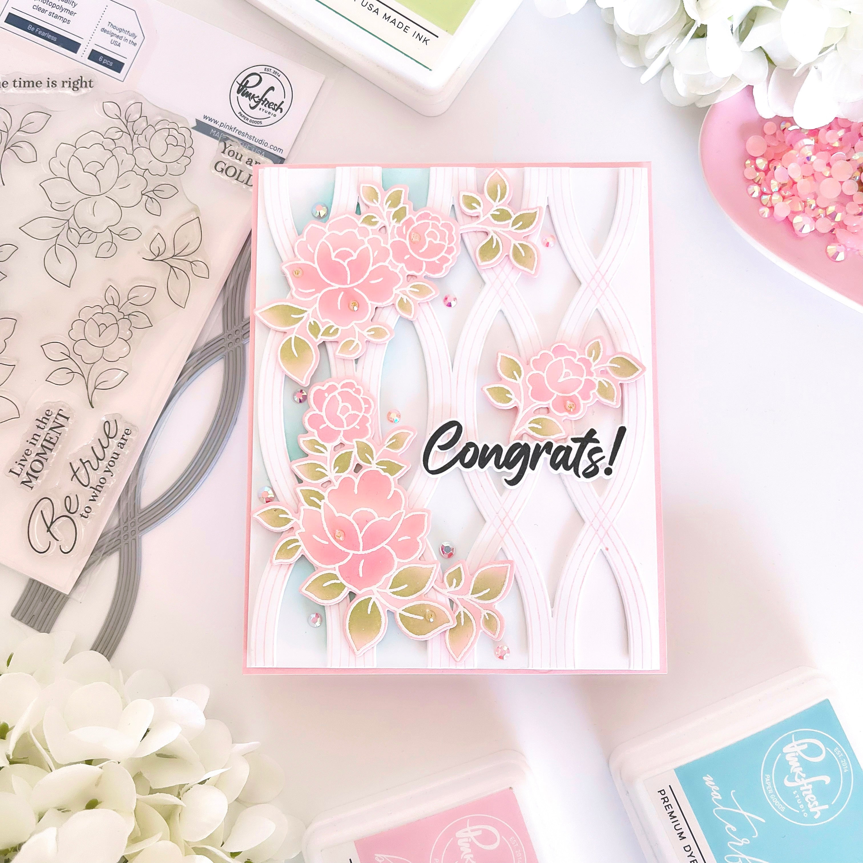 Twist Pattern press plate – Pinkfresh Studio