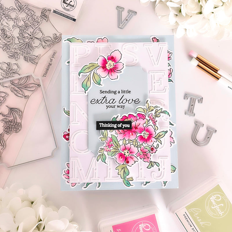 Artsy Floral stamp