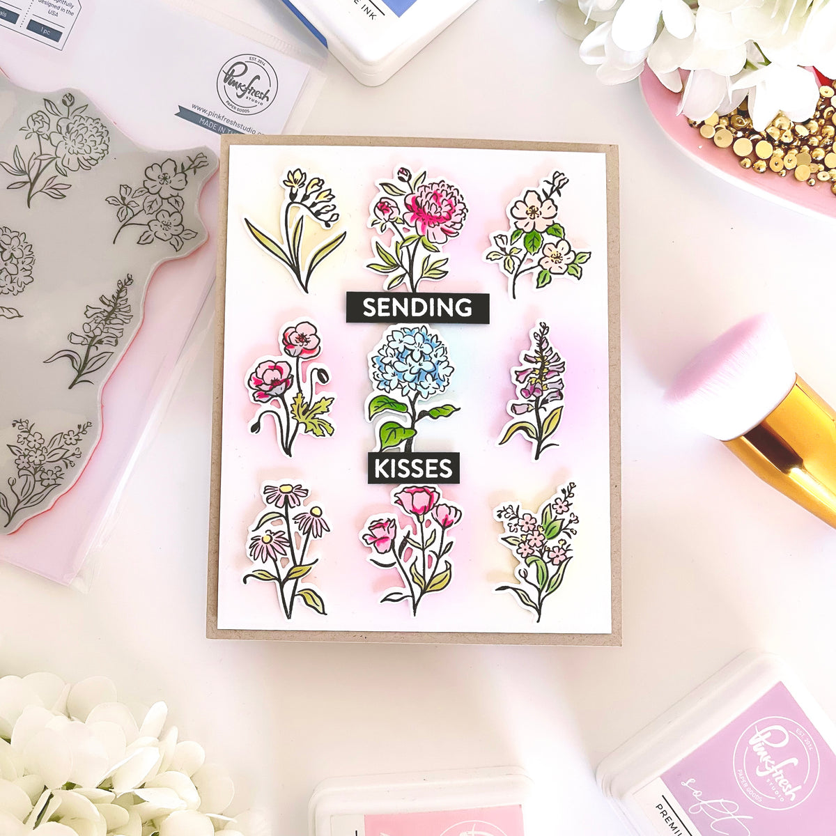 Beautiful Botanicals cling stamp