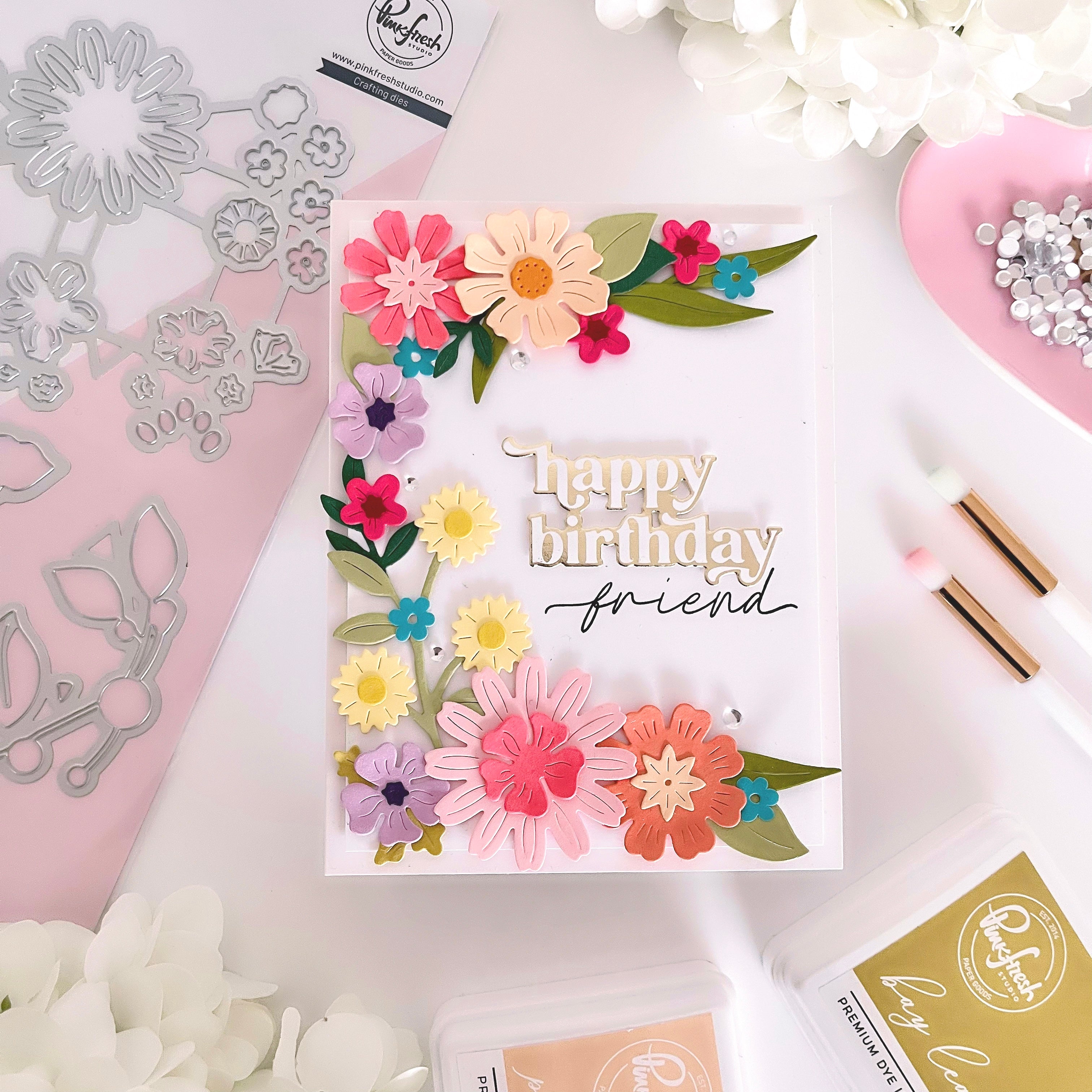 Stylized Florals die – Pinkfresh Studio