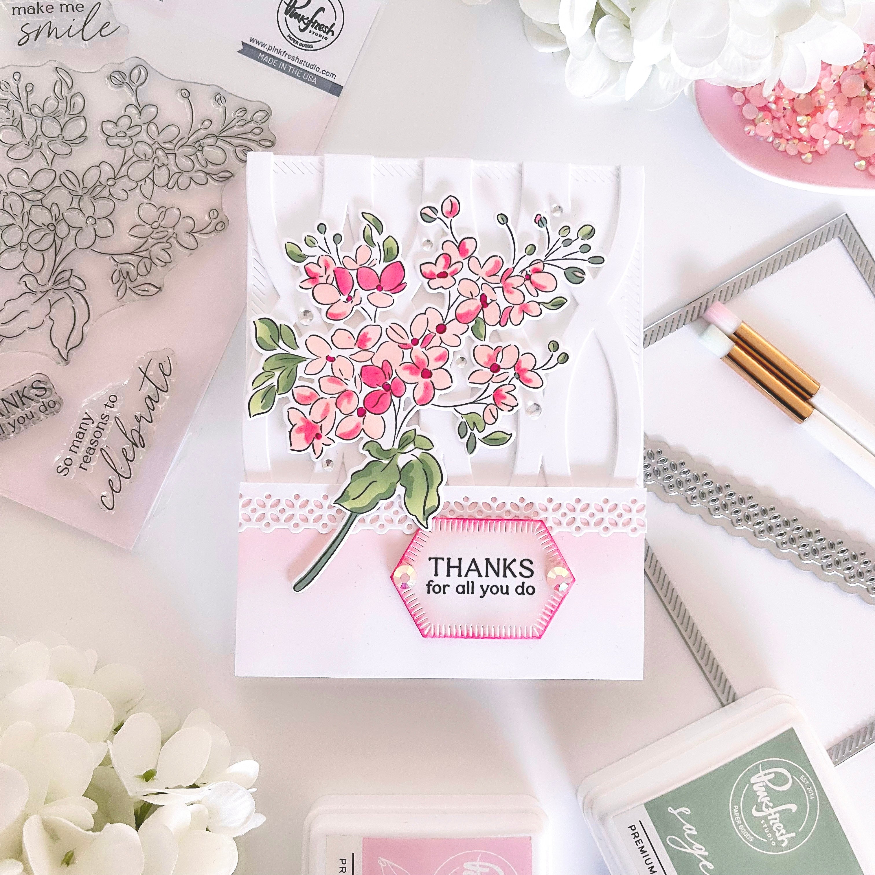 Always Smiling stamp – Pinkfresh Studio