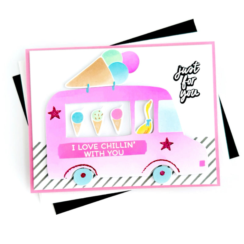 Ice Cream Truck stamp