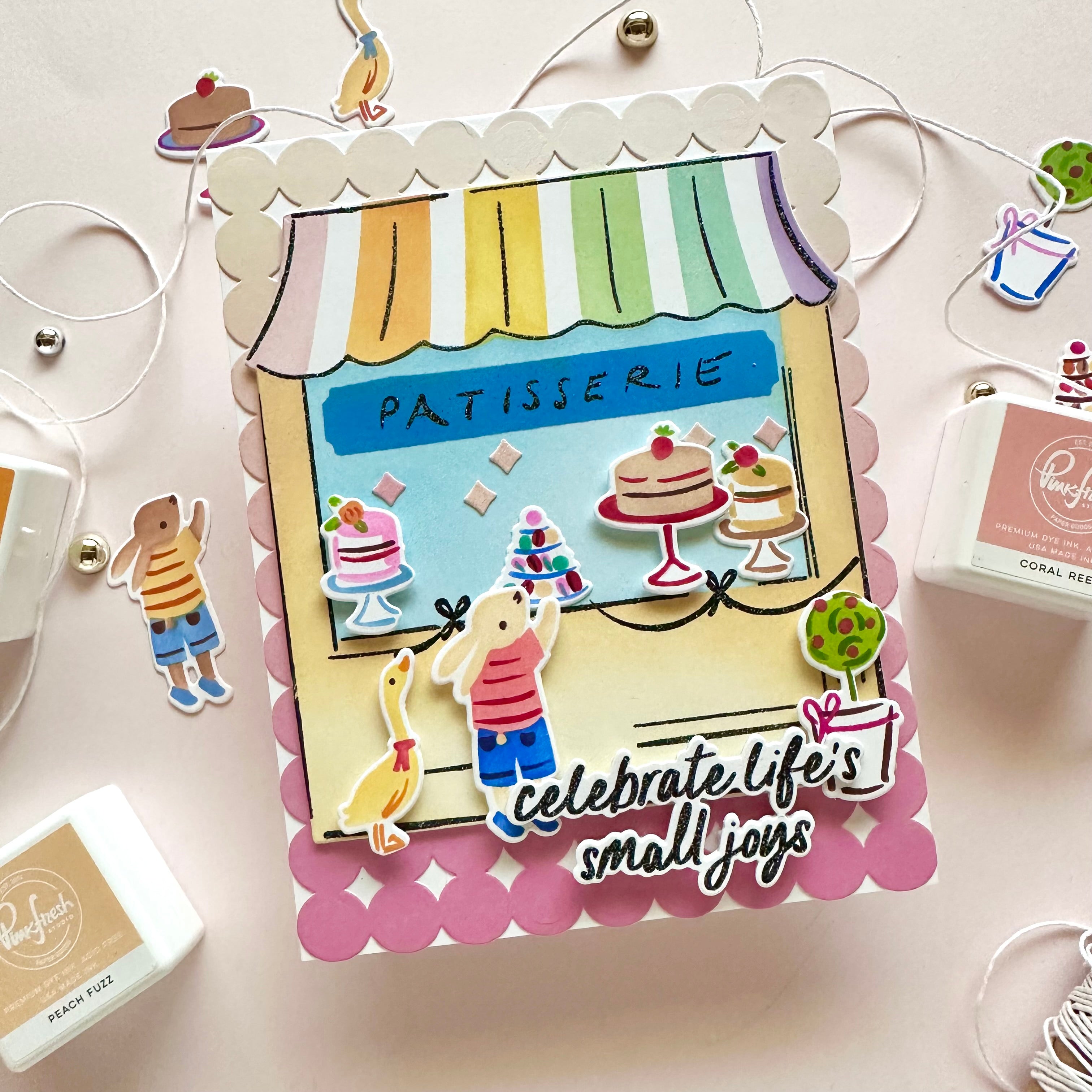 Starry Scallops coverplate die – Pinkfresh Studio