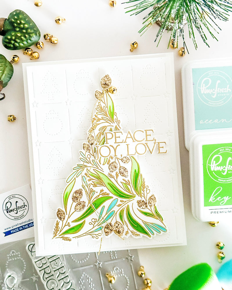 Festive Foliage Tree stencil
