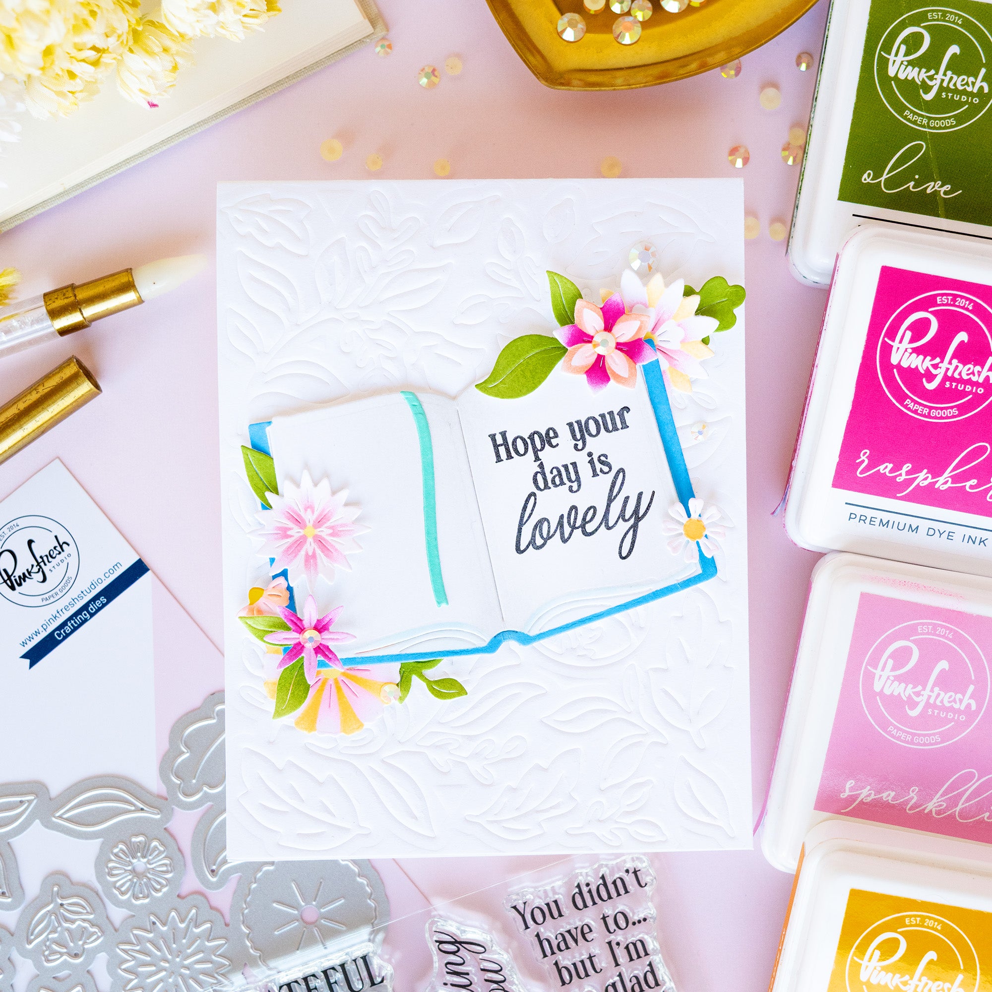 Wild Meadow Wreath die – Pinkfresh Studio