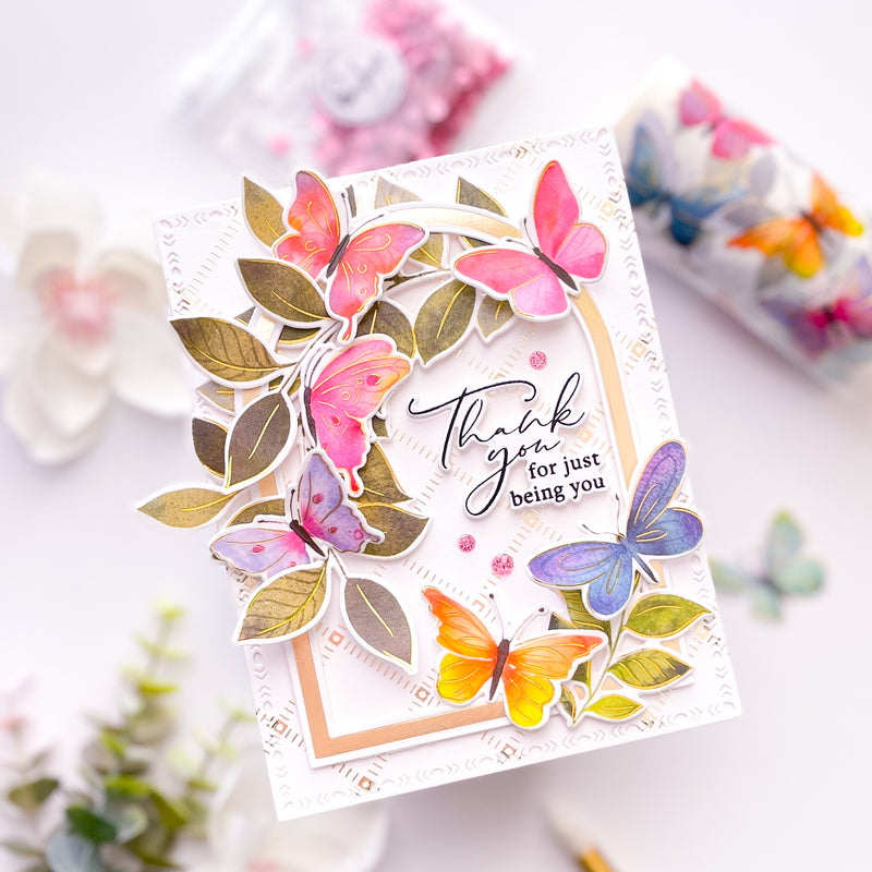 Fluttering Butterflies washi