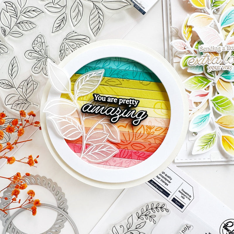 Fluttering Butterflies stamp