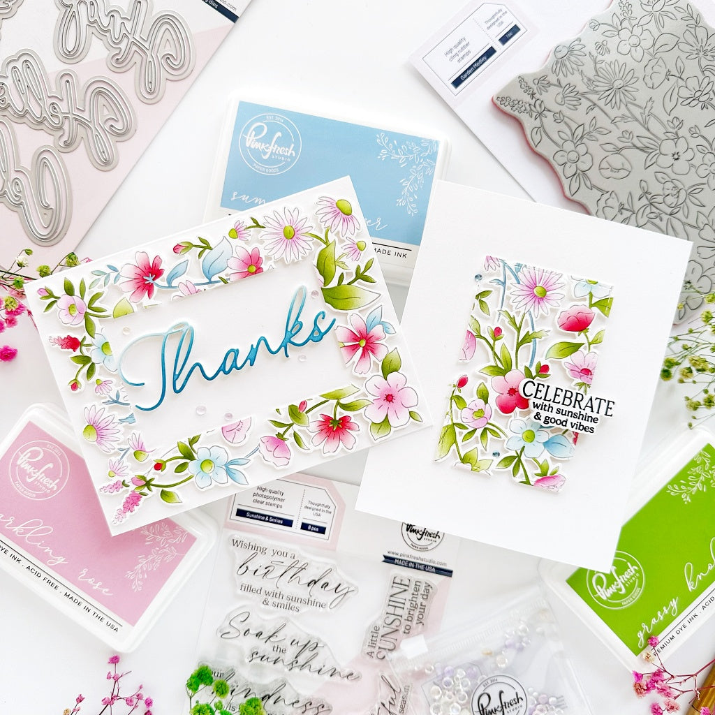 Garden Medley cling stamp