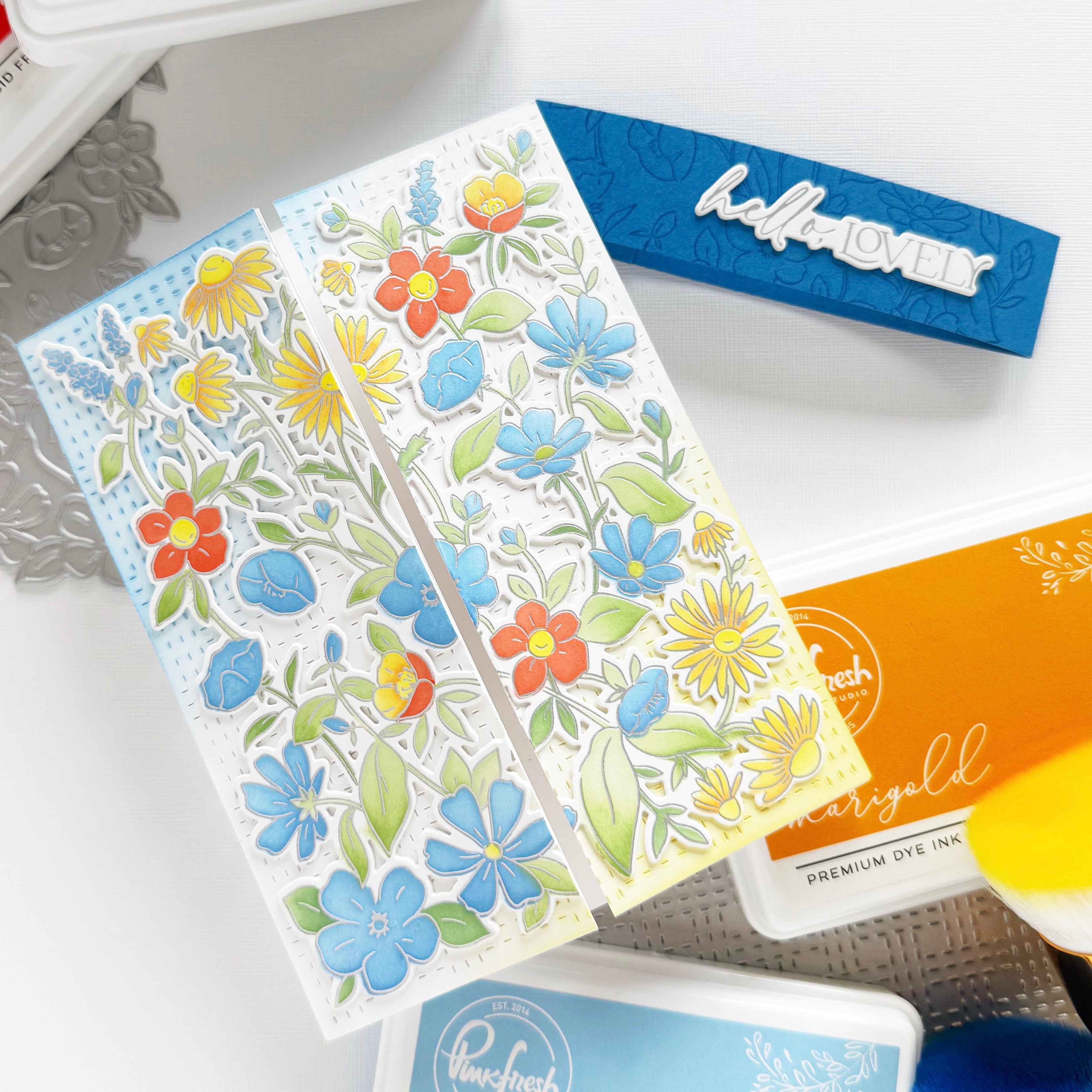 Garden Medley die – Pinkfresh Studio