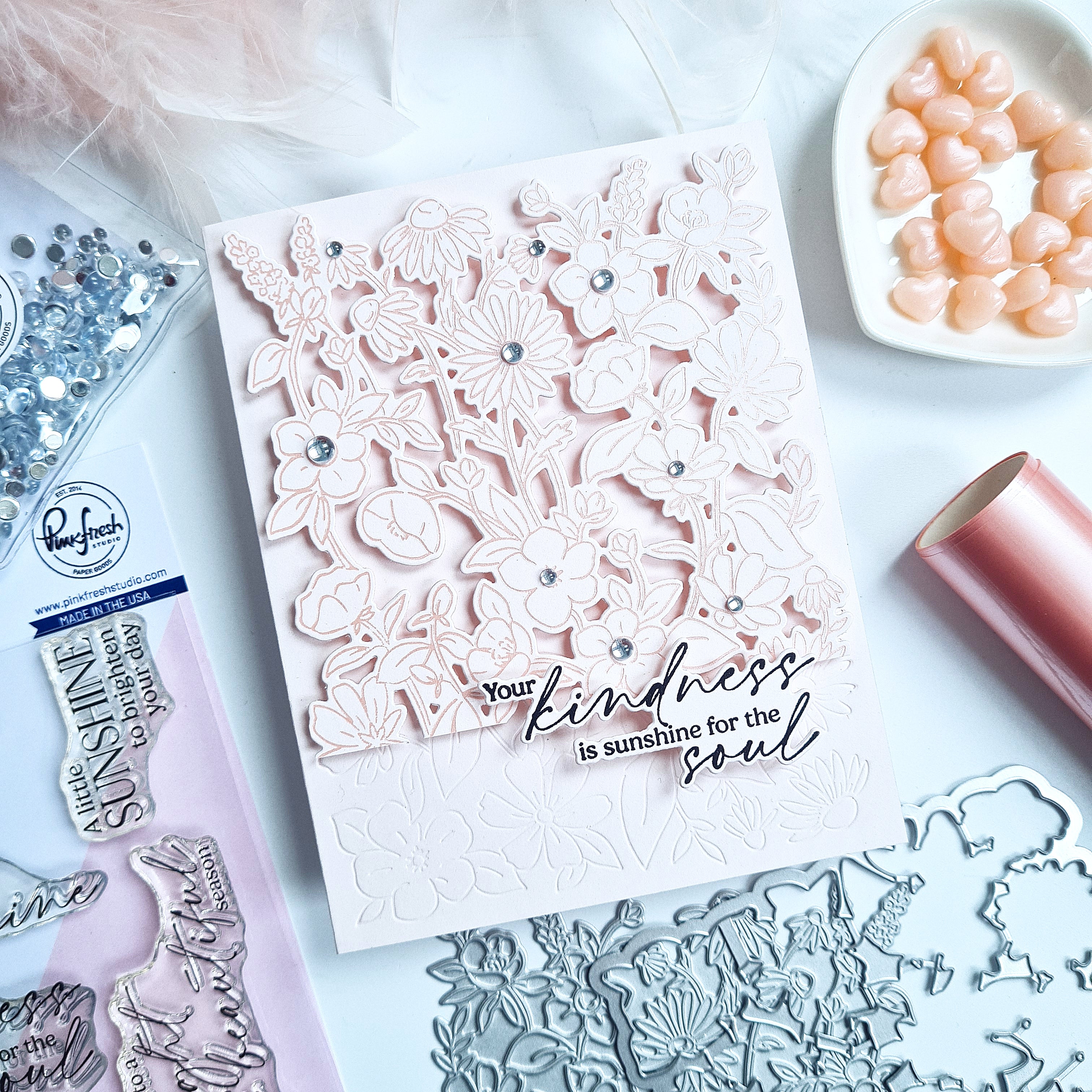 Garden Medley press plate – Pinkfresh Studio