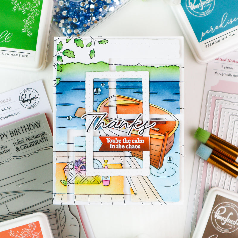 Gentle Escape cling stamp