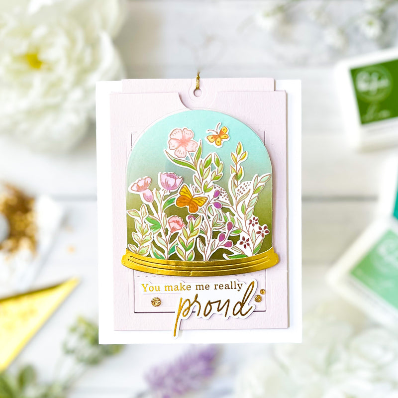 Butterfly Garden stamp