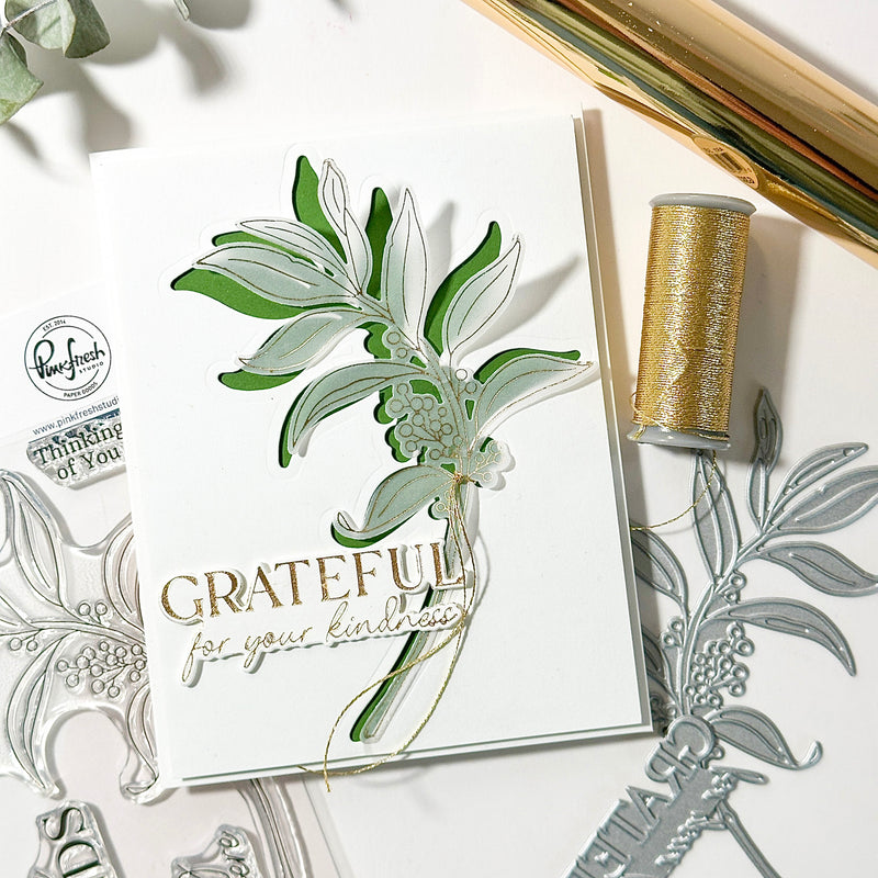 Grateful Greenery press plate
