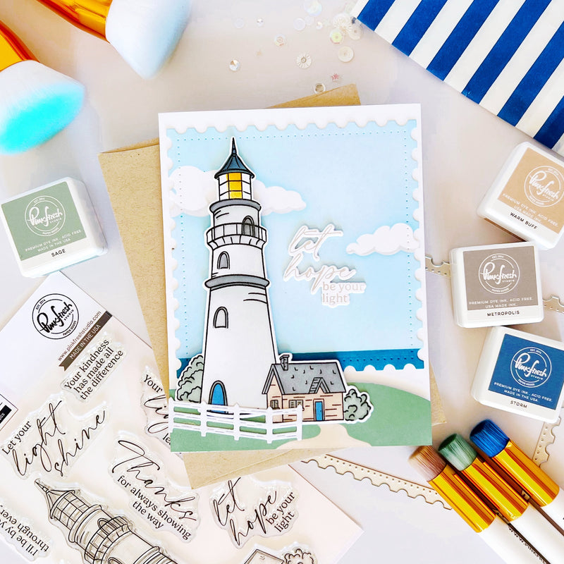 Essentials: Dotted Postage Square die