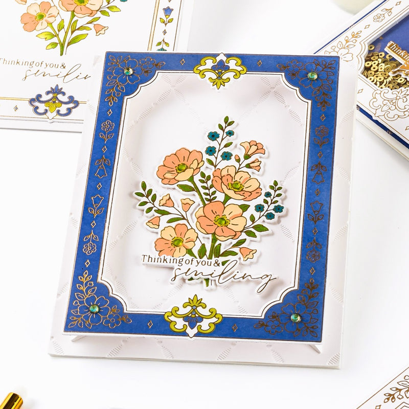 Stitched Heart Lattice press plate
