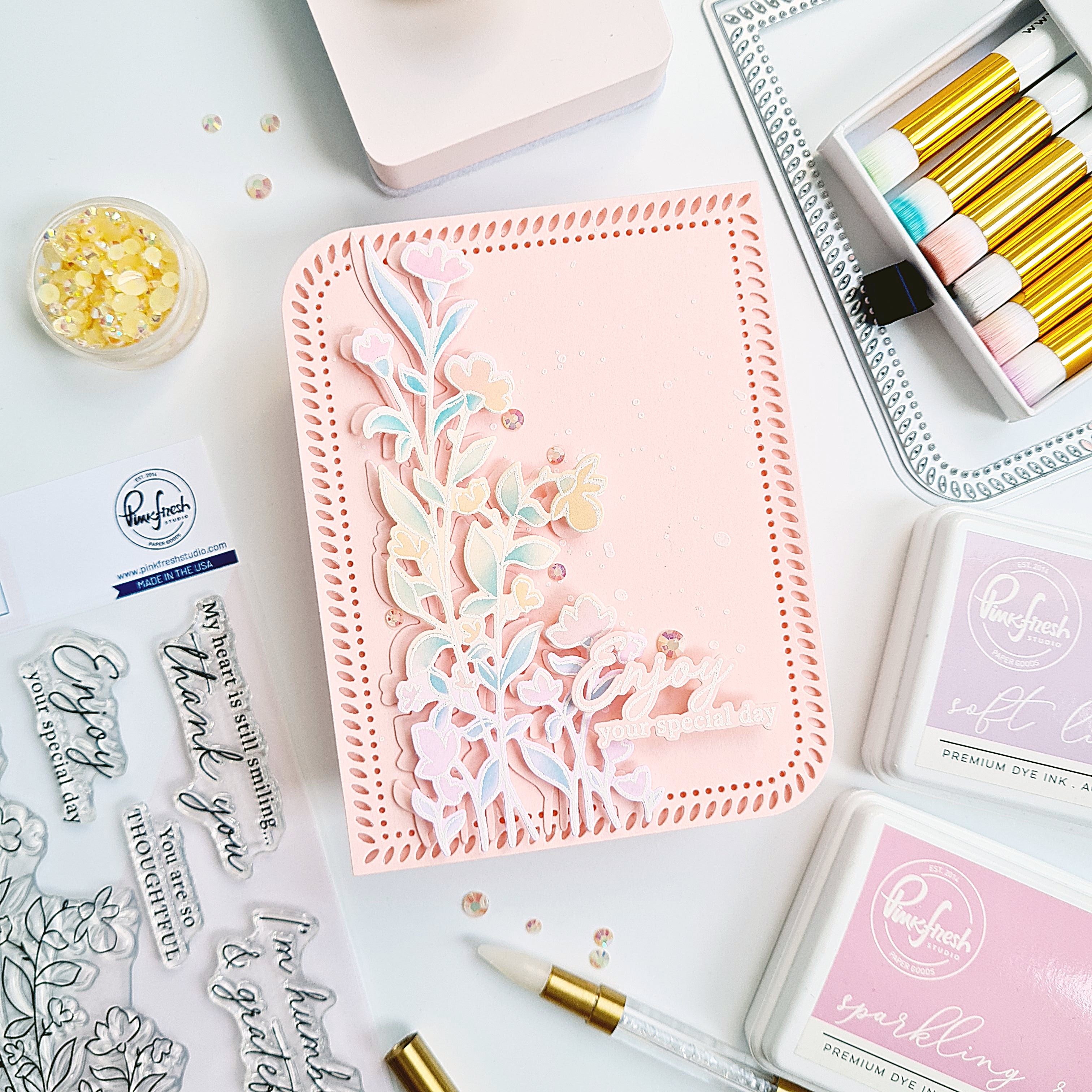 Essentials: Rounded & Braided Rectangle die – Pinkfresh Studio